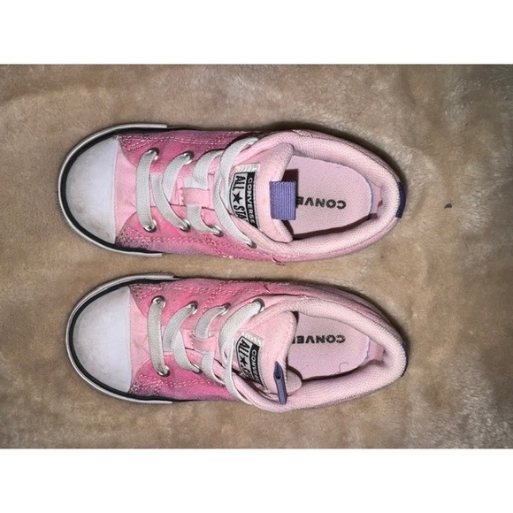 Converse Other - Converse Chuck Taylor All Star Street Pink Ombre Kids Sneakers A04346F Size 9